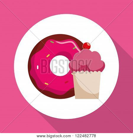 Sweet  concept with icon design, vector illustration 10 eps graphic.