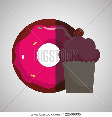 Sweet  concept with icon design, vector illustration 10 eps graphic.