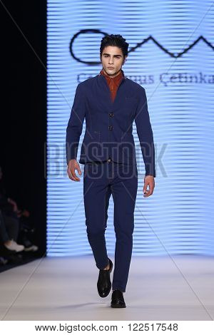 Can Yunus Cetinkaya Catwalk In Mercedes-benz Fashion Week Istanbul