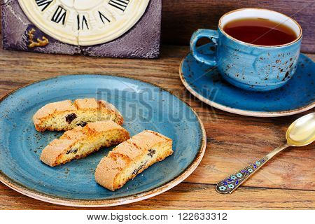 Kantuchchi with Almonds and Raisins, Biscotti Studio Photo
