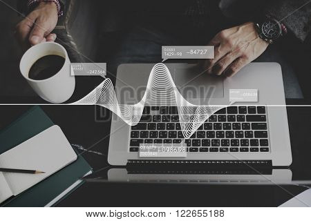 Statistics Business Analysis Data Histogram Report Concept