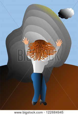 a girl tries to stop tornado to save the planet