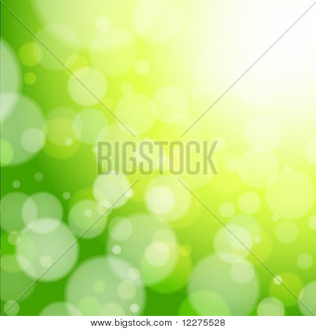 Güzel bahar orman Bokeh