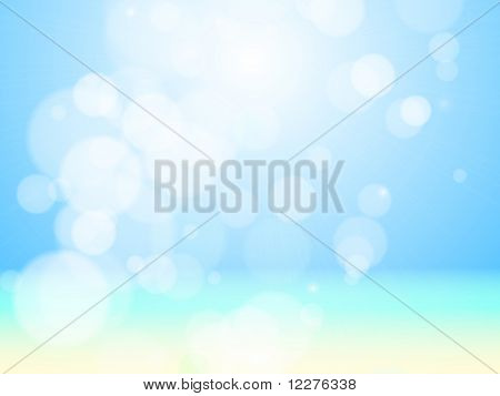 Güzel deniz plaj Bokeh