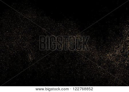 Gold Glitter Texture Vector.