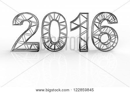 2016 trusses construction shape quadro - render image