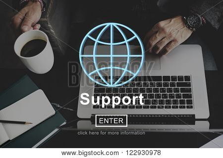 Support Collaboration Assistance Help Motivation Concept