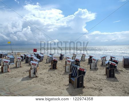 the Island of Norderney in the North sea