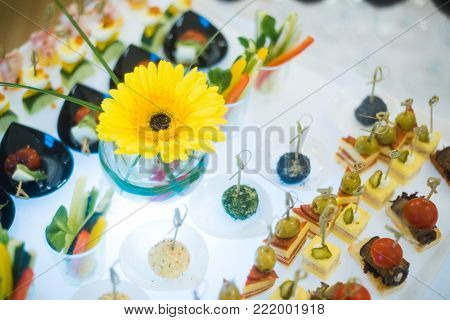 Coffee Break Prepare For Serve Guests Attending Seminar During Break Time In Meeting Room
