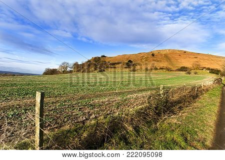 Cley Hill - Warminster- Wiltshire - sunny day
