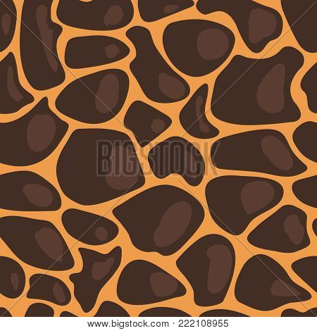 Vector Giraffe Background. Giraffe Texture. Giraffe Pattern