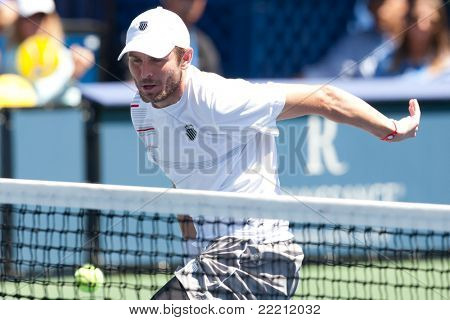 LOS ANGELES, CA. - 31 juli: nr. 1 zaad Mardy Fish (USA) in actie tijdens de 2011 boeren Classic si