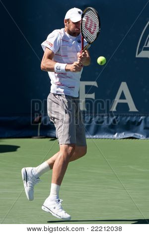LOS ANGELES, CA. - 31 juli: nr. 1 zaad Mardy Fish (USA) in actie tijdens de 2011 boeren Classic si