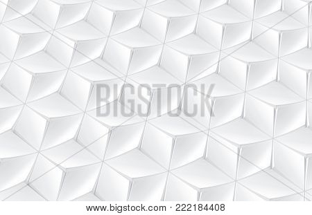 White Geometric Background