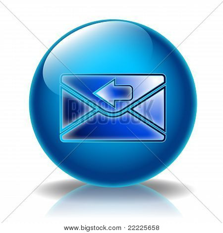 E-mail icon torna lucido