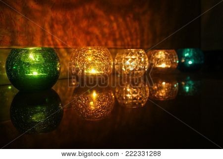 Lighting decoration during Diwali festival in India