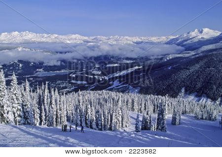 Whistler Blackcomb bergen Site van de Olympische Winterspelen 2010