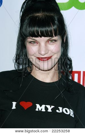 LOS ANGELES, CA - Juli 18: Pauley Perrette bei der CBS-CW-Showtime-Presserundgang Sternen-Party in Los Angel