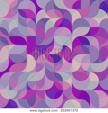 Abstract vector colorful geometric harmonic wave background in modern style for a flat pattern design booklet, folder, or for decoration and background