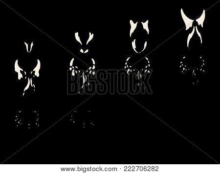 Sprite sheet of a smoke. Animation for game or cartoon. 1024x1024. Ready for games, Crytech, Unreal Engine, Real Tournament and other game engines.