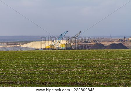 Taurian Steppe  Near The Sea Of Azov