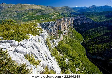 Verdon Schlucht, Provence, Frankreich
