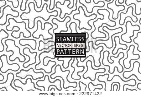 Seamless cow skin fashion pattern. Giraffe, dalmatians dog, zebra, animal fur skin texture pattern.Cow textile print. Camouflage background wallpaper. Seamless black and white vector background.