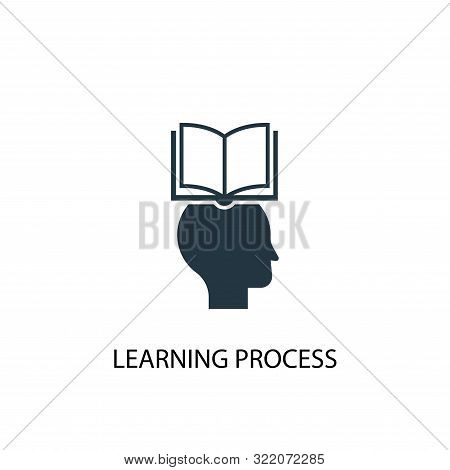 Learning Process Icon. Simple Element Illustration. Learning Process Concept Symbol Design. Can Be U