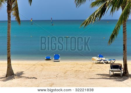 Bella laguna caraibica