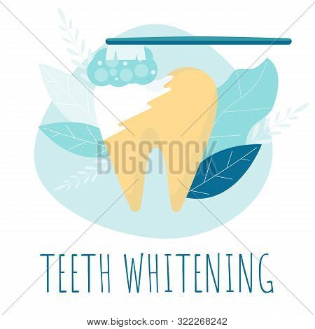 Healthy Tooth. Oral Dental Hygiene. Dental Care Tooth Vector Concept.