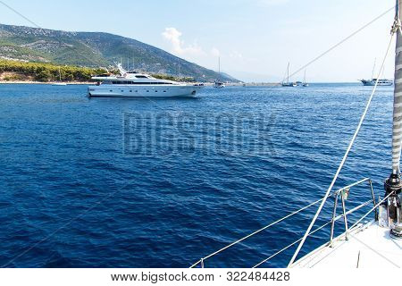 Zlatni Rat, Croatia - September 1, 2019: Zlatni Rat Beach (golden Horn Or Golden Cape), Island Brac,