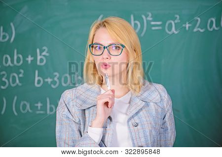 What Make Great Teacher. Principles Can Make Teaching More Effective And More Efficient. Woman Teach