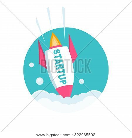 Startup Failure. Crash Startup Project. Template For The Development Of Web And Mobile Sites. Cartoo