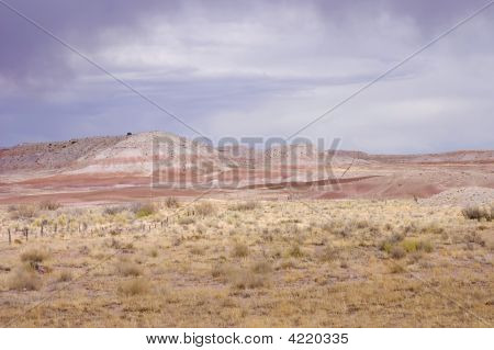 Pastelově narůžovělý rozhledny Arizona