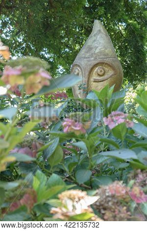 André Heller Botanical Garden. Gardone Riviera (bs), Italy - August 25, 2020