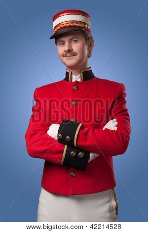 Portræt af en concierge (porter)