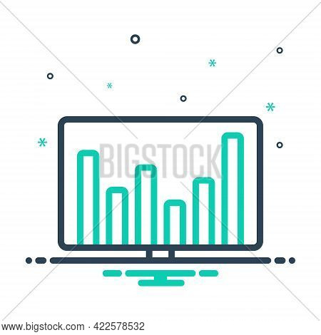 Mix Icon For Financial-data Financial Data Commercial Economic Monetary Pecuniary Graphic Statistic 