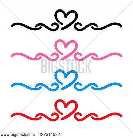 heart shape line drawing