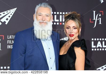 LOS ANGELES - JUN 2:  Christopher Acebo, Christina Urias at the 7th and Union Premiere -  Los Angeles Latino International Film Festival at the Chinese Theater IMAX on June 2, 2021 in Los Angeles, CA