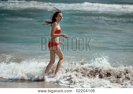 Girl On The Beach