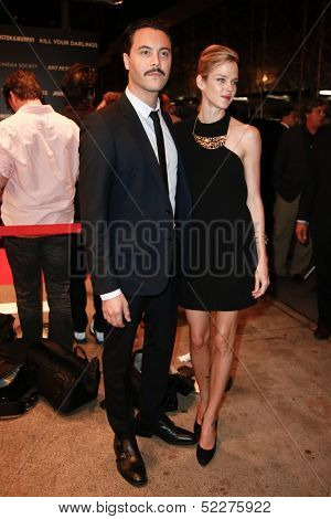 NEW YORK-SEP 30: Actor Jack Huston (L) and model Shannan Click attend a screening of 
