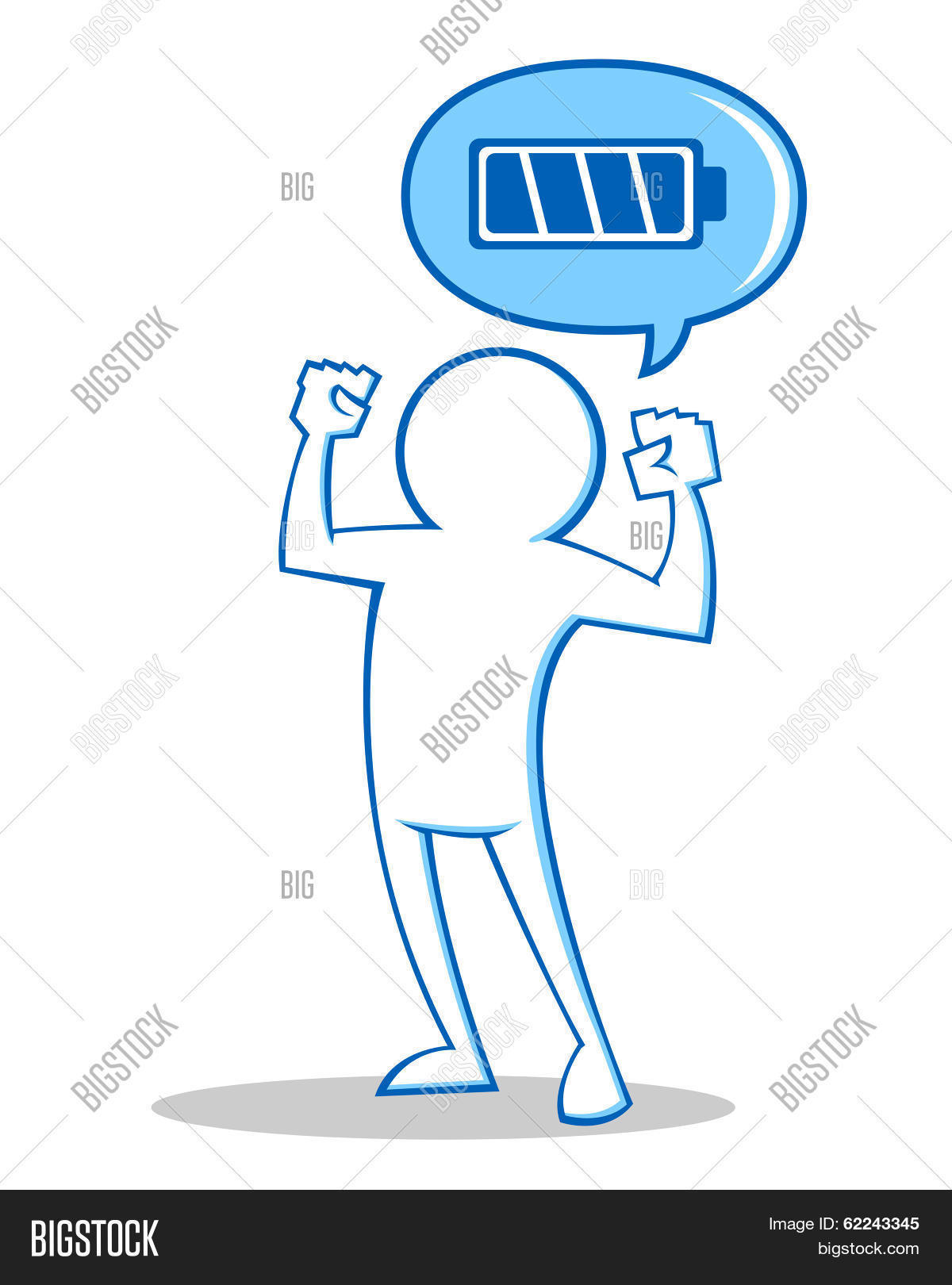 Man Feel Energized Vector & Photo (Free Trial) | Bigstock