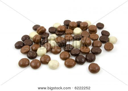 Çikolata Gingernuts, Pepernoten, beyaz arka plan üzerinde