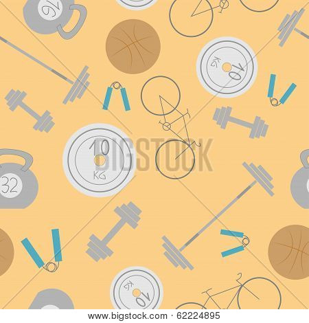 Sport seamless pattern