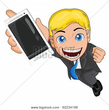 Man With Gadget