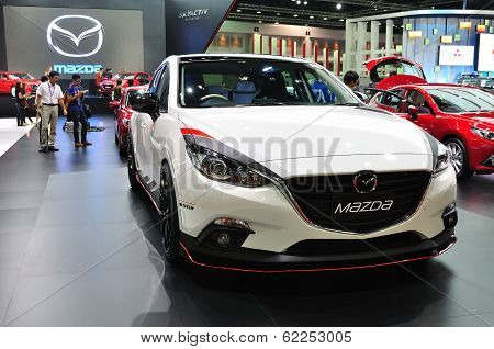 Nonthaburi - March 25: New Mazda 3 On Display At The 35Th Bangkok International Motor Show On March