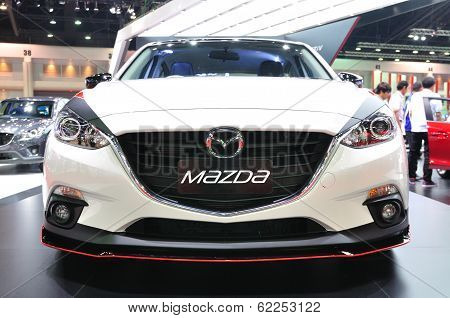 Nonthaburi - March 25: New Mazda 3 On Display At The 35Th Bangkok International Motor Show On March