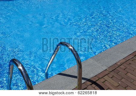 Pool Ladder. Swimming Pool