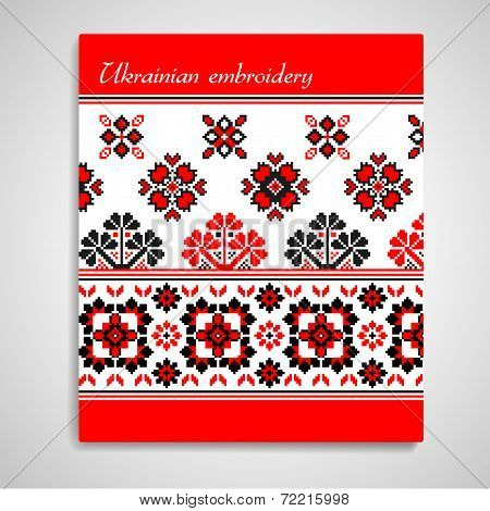 Ukrainian embroidery