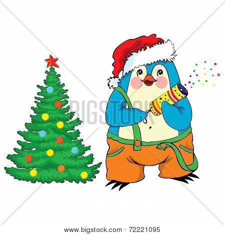 New Year With A Penguin